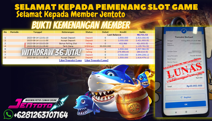 Bukti JP Slot Pragmatic Play Jentoto - Sweet Bonanza